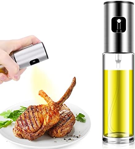 Read more about the article 100ml Olive Oil Mister Sprayer Bottle – Cooking Spray Dispenser for Air Fryers, Baking, Roasting, Frying – Kitchen Gadget Accessory