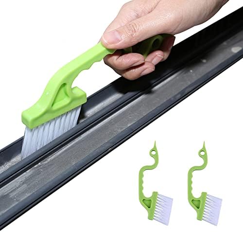 You are currently viewing 2pcs Hand-held Groove Gap Cleaning Tools Door Window Track Kitchen Cleaning Brushes(Green)