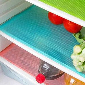 Read more about the article AKINLY 9 Pack Washable Fridge Mats Liners Waterproof Fridge Pads Drawer Table Mats Refrigerator Liners for Shelves,3Red/3Green/3Blue