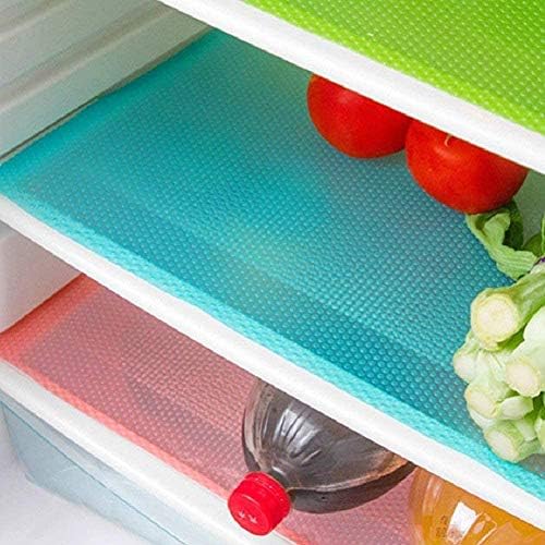 Read more about the article AKINLY 9 Pack Washable Fridge Mats Liners Waterproof Fridge Pads Drawer Table Mats Refrigerator Liners for Shelves,3Red/3Green/3Blue