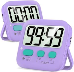 Read more about the article Antonki Timer, Timer for Kids, Kitchen Timers, Digital Timer for Cooking, Egg Timer, Classroom Timer for Teacher, Magnetic Countdown Timer for Exercise, Study, Oven – Battery Included – Pack of 2
