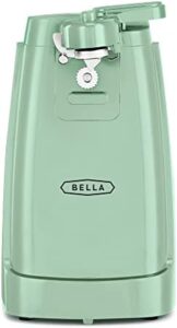 Read more about the article BELLA Electric Can Opener and Knife Sharpener, Multifunctional Jar and Bottle Opener with Removable Cutting Lever and Cord Storage, Stainless Steel Blade, Sage