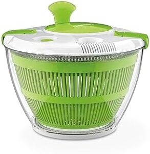 Read more about the article Cuisinart Large Spin Stop Salad Spinner- Wash, Spin & Dry Salad Greens, Fruits & Vegetables, 5qt, CTG-00-SAS1