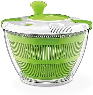 You are currently viewing Cuisinart Large Spin Stop Salad Spinner- Wash, Spin & Dry Salad Greens, Fruits & Vegetables, 5qt, CTG-00-SAS1