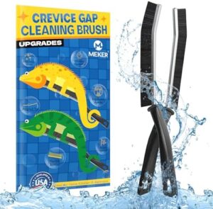 Read more about the article MEKER Black Gap Cleaning Brush with Hard Bristle, Set of 2, Ideal for Kitchen, Bathroom, Tiles, Window Track, Faucets