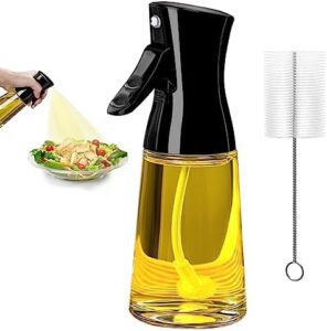 Read more about the article Oil Sprayer for Cooking, 180ml Glass Olive Oil Sprayer Bottle with Brush, Olive Oil Spray Mister, Thick Glass STRONG Spray Force, Kitchen Gadgets Accessories for Air Fryer, Canola Oil Spritzer, Baking