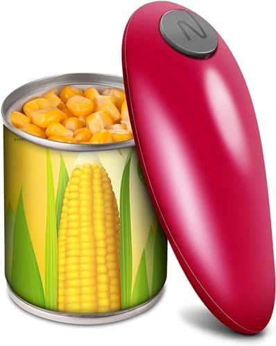 Read more about the article One Touch Electric Can Opener Easy Open Any Can Size with Smooth Edge, Hands Free and Battery Operated Electric Can Openers for Kitchen, Kitchen Gadget Electric Can Opener for Seniors with Arthritis