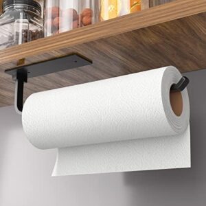 Read more about the article Paper Towel Holder – Self-Adhesive or Drilling, Matte Black Paper Towel Rack Under Cabinet for Kitchen, Upgraded Aluminum Kitchen Roll Holder – Lighter but Stronger Than Stainless Steel!